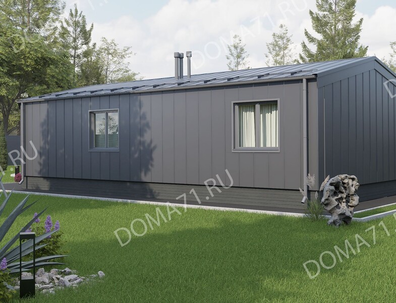 Барнхаус 80кв.м проект 46