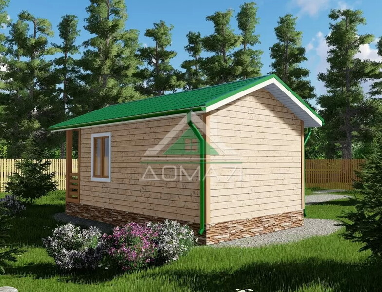 Баня каркасная 7х4 проект 4