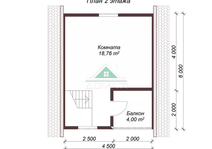 Баня каркасная 6х6 проект 7