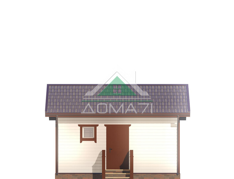 Баня каркасная 6х4 проект 12