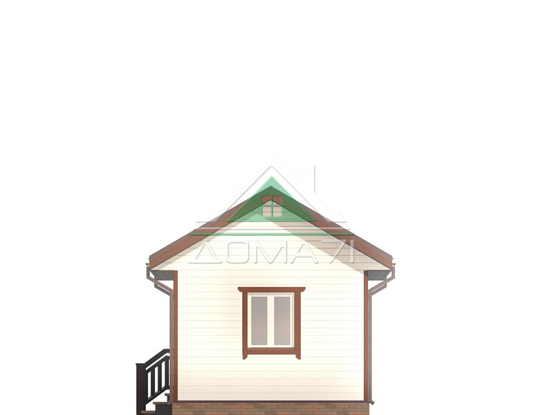 Баня каркасная 6х4 проект 12