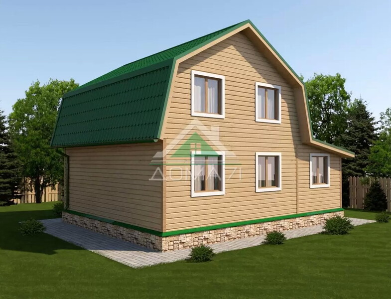 Каркасный дачный дом 6х9 проект 31