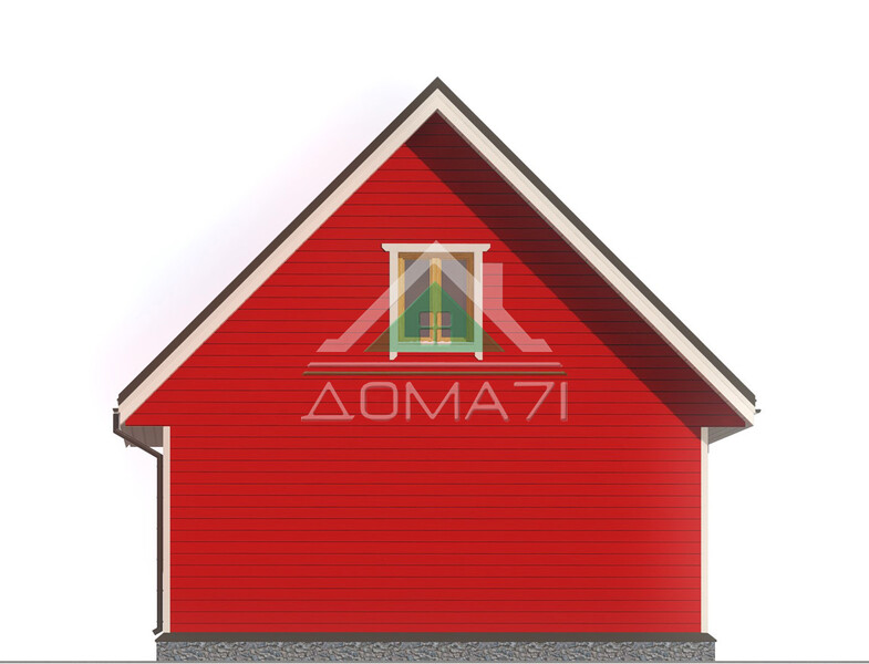 Каркасный дом 8×7 проект 46