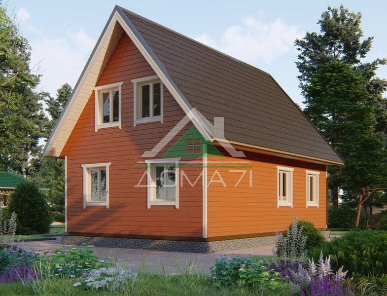 Каркасный дом 6×9 проект 47