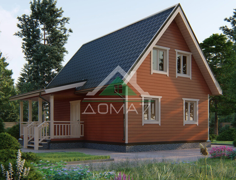 Каркасный дом 6×9 проект 47