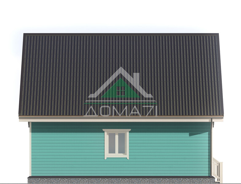 Каркасный дом 9×7.5 проект 48