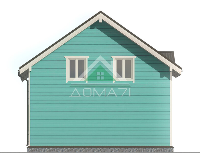 Каркасный дом 8×8 проект 50