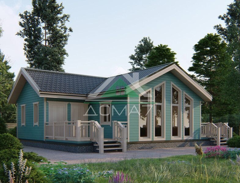 Каркасный дом 12×9 проект 51