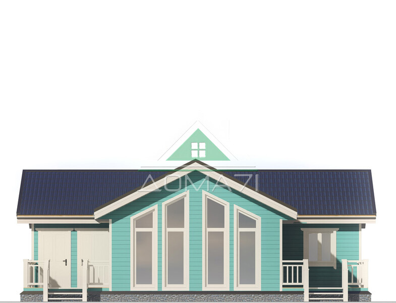 Каркасный дом 12×9 проект 51