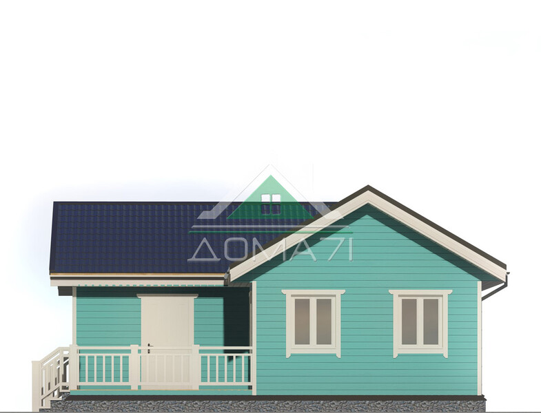 Каркасный дом 12×9 проект 51