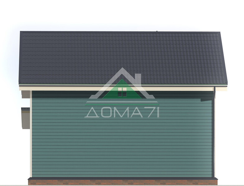 Каркасный дом 8.5×8 проект 52