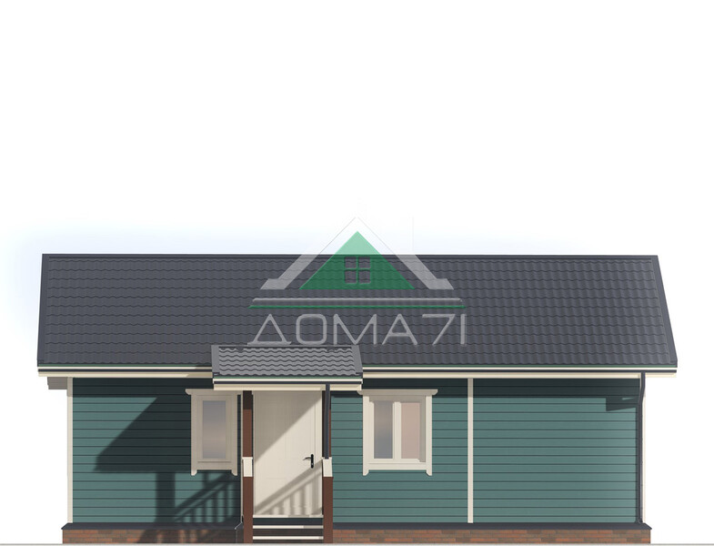 Каркасный дом 10×7.5 проект 53