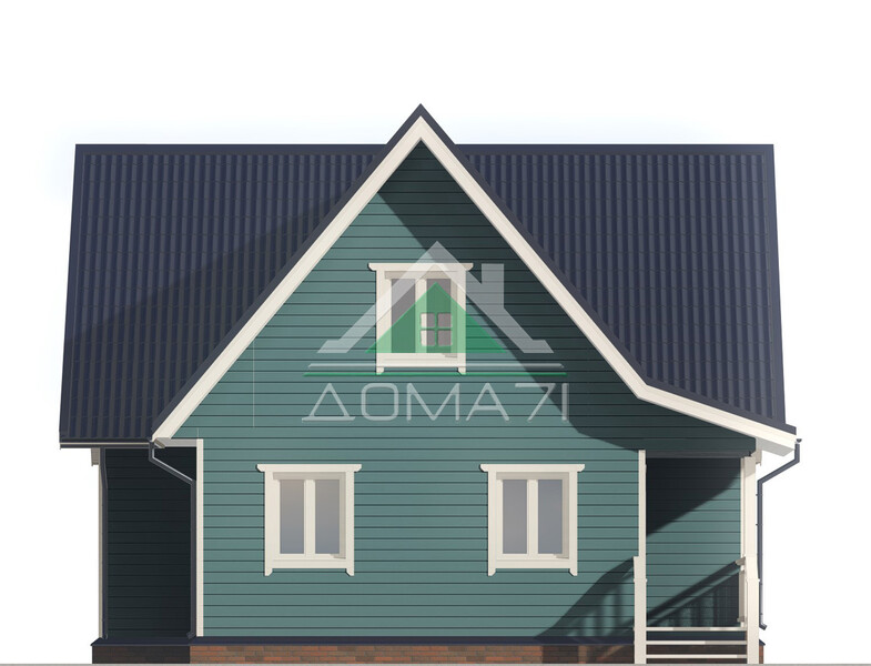 Каркасный дом 9×9 проект 54