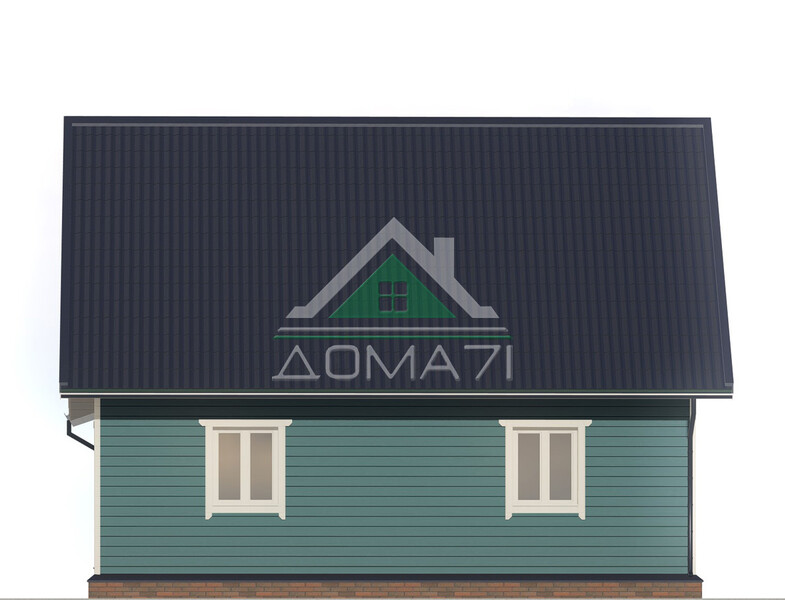 Каркасный дом 9×9 проект 54