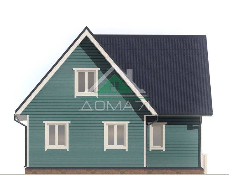 Каркасный дом 9×9 проект 54