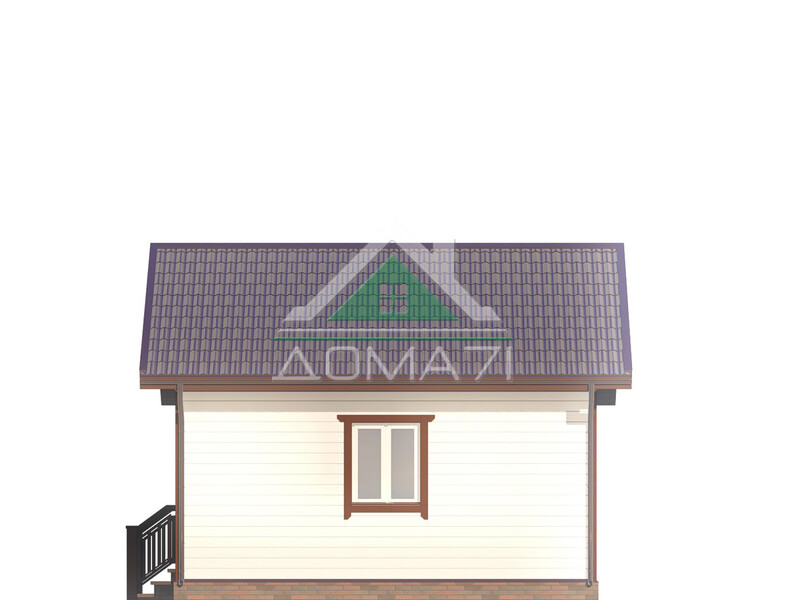 Дачный дом одноэтажный 6х6 проект 47