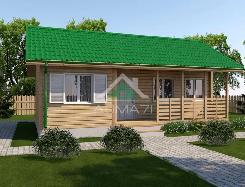 Каркасный дом 6×9 одноэтажный проект 65