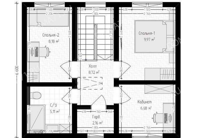 Каркасный дом 85 кв.м планировка 2 этаж