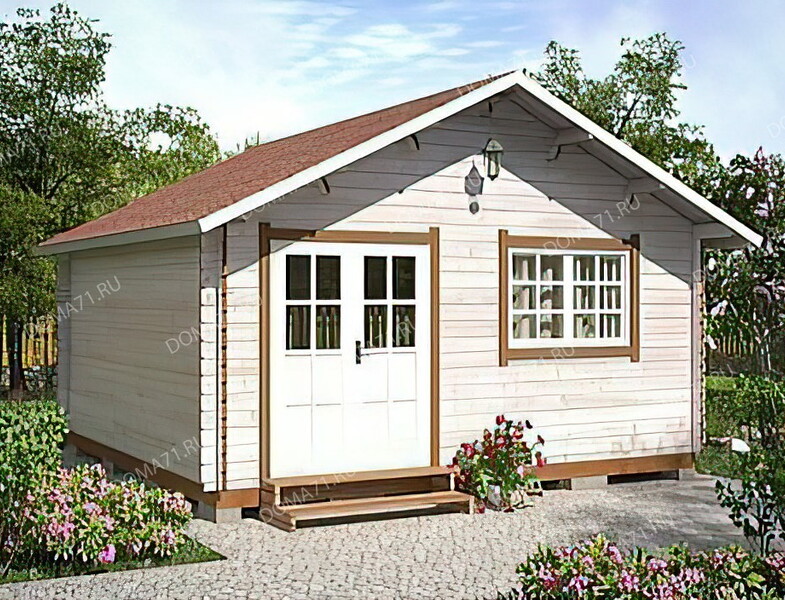 Дача из бруса 5х5. Проект 21