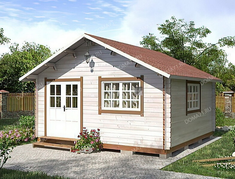 Дача из бруса 5х5. Проект 21