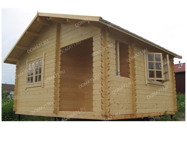 Дачный дом из бруса 4х5. Проект 23