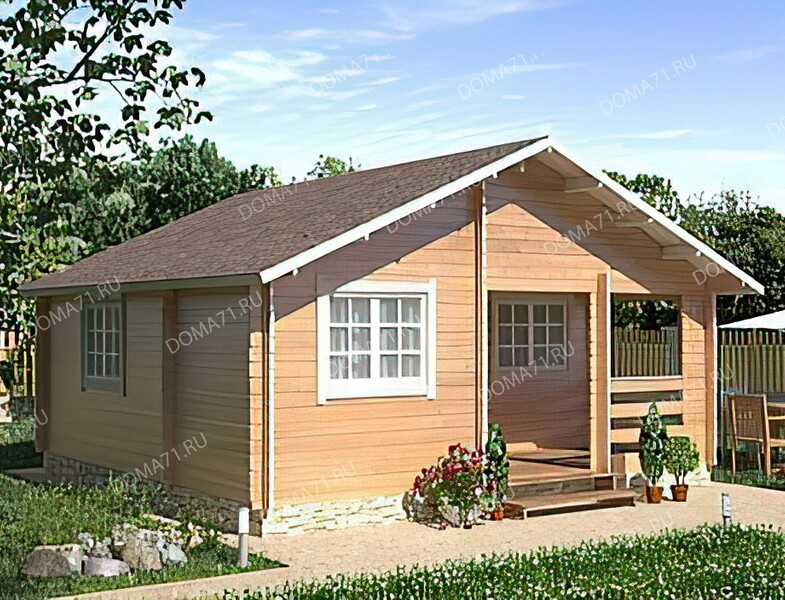 Дом из бруса 6х6. Проект 29