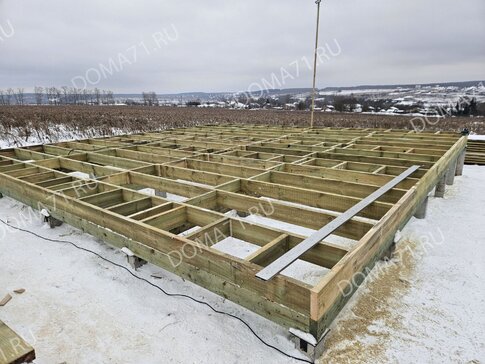 Монтаж лаг пола