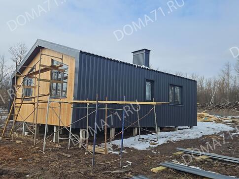 Закончили фасад и кровлю