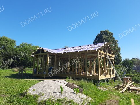 Монтаж мембраны на кровлю