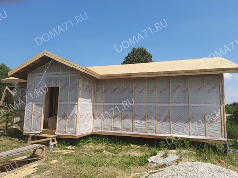 Монтаж мембраны на фасад