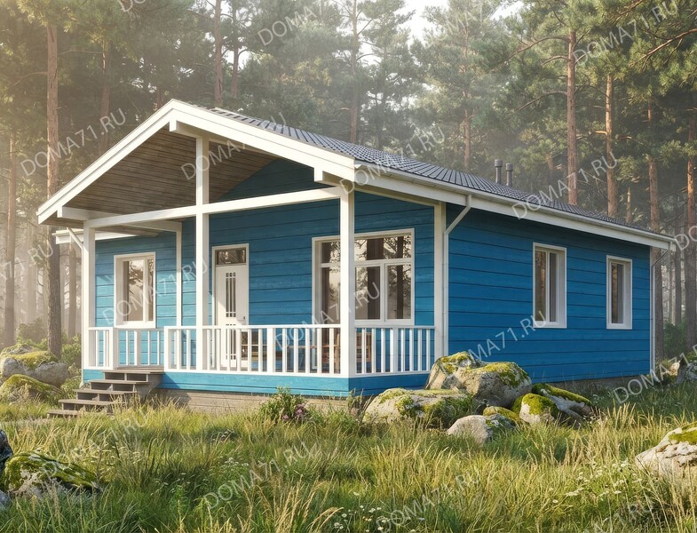 Каркасный дом 95 кв.м проект