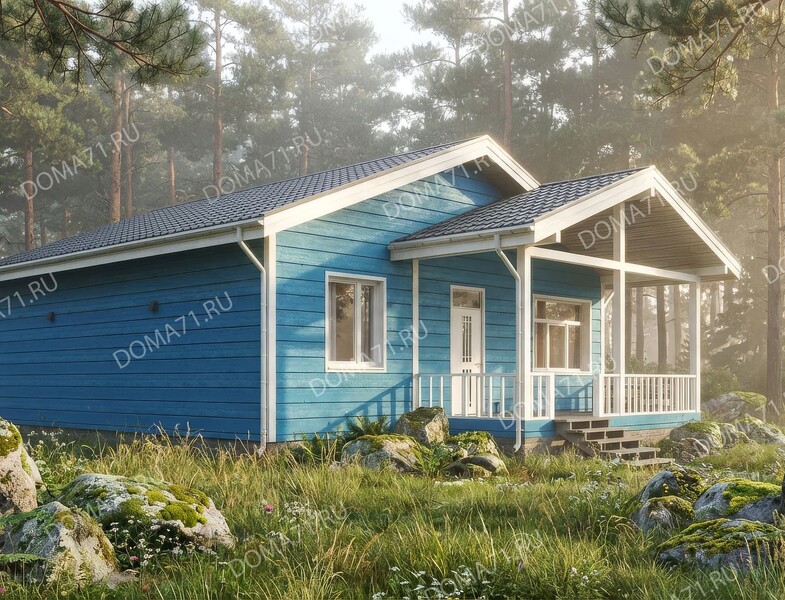 Каркасный дом 95 кв.м проект