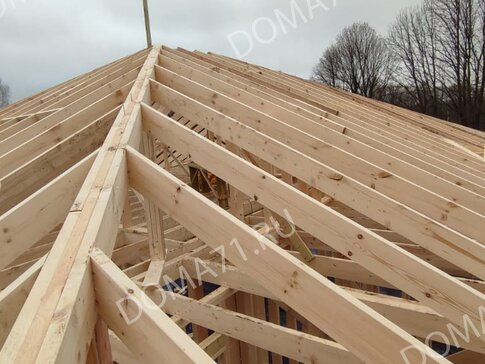 Монтаж стропильной системы