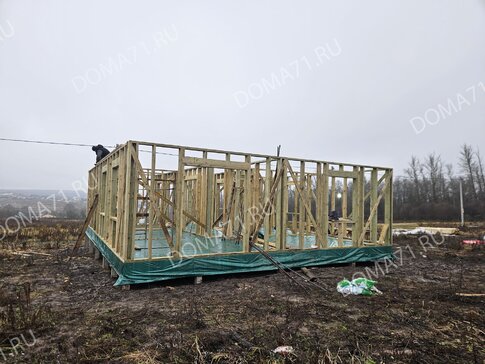 Сборка стен из обрезной доски