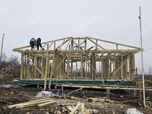 Монтаж стропильной системы