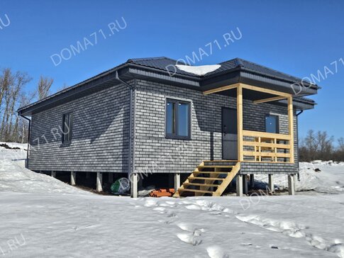 Готовый каркасный дом 