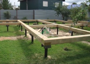 Фундамент на винтовых сваях