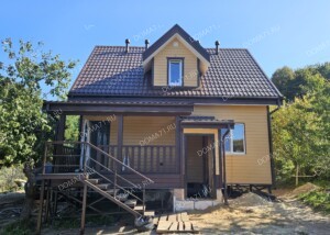 Каркасный дом 7х8